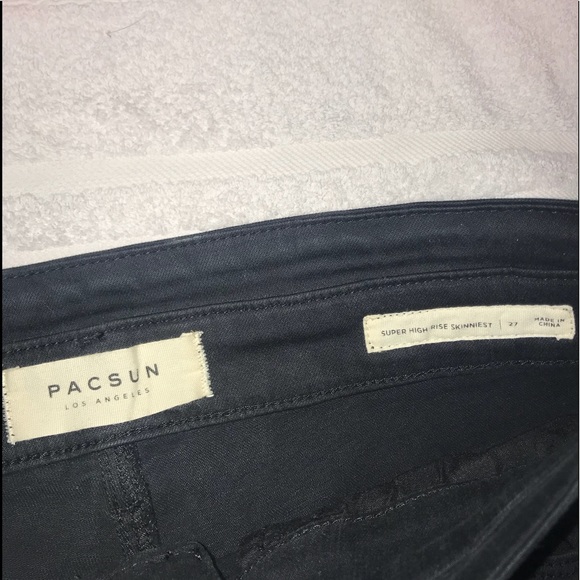 Pacsun Black Jeans Size 27 - Picture 4 of 4